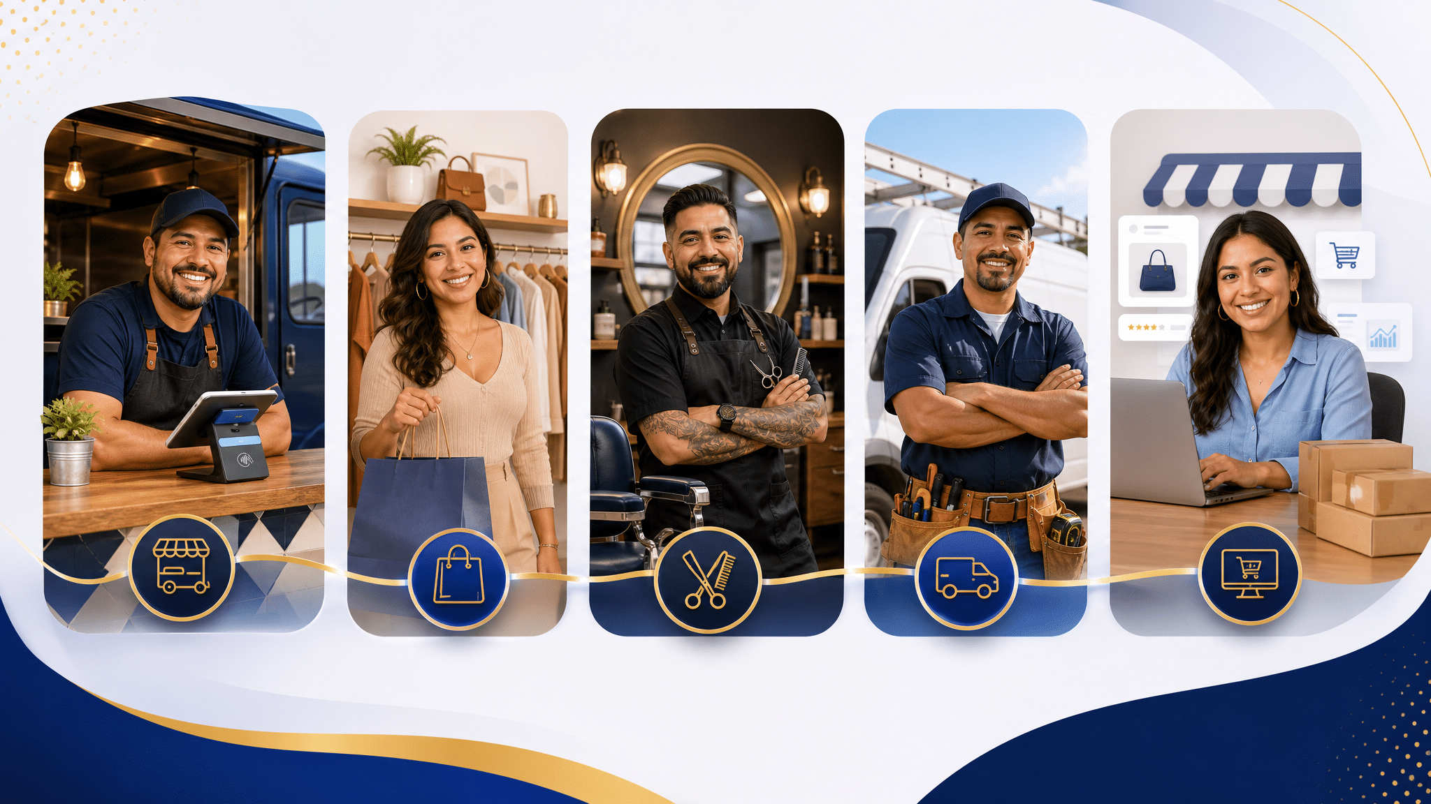 Restaurantes, tiendas, salones, servicios móviles y e-commerce que aceptan pagos con AGMS